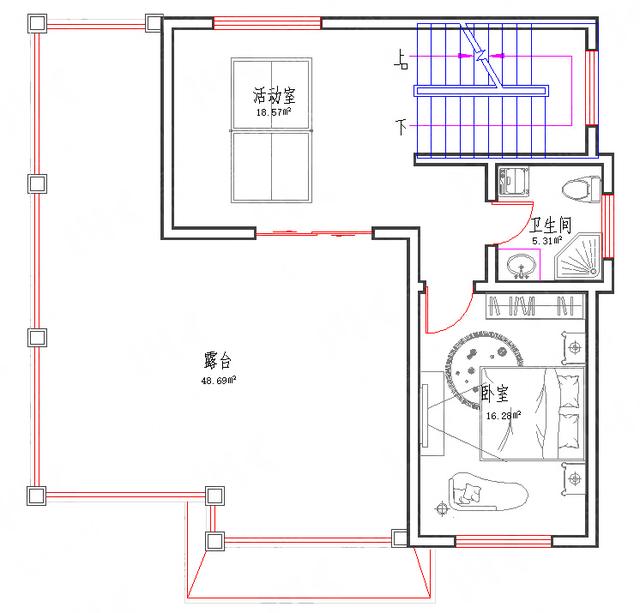 11×11三層農村小樓房設計圖，30萬建主體？
