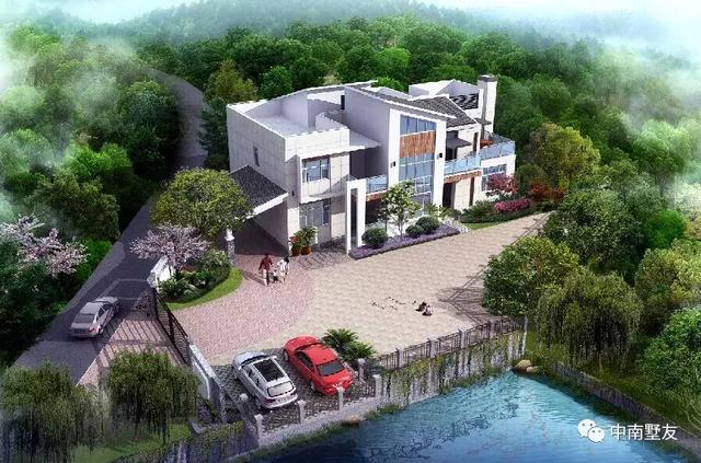 24*10.2m現代別墅外觀效果圖，給您與眾不同的家