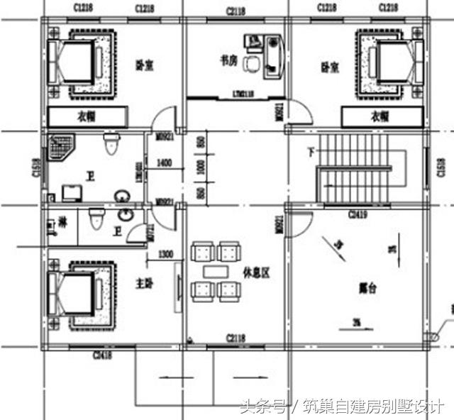 2款35萬左右二層農村自建房設計圖，第二款帶完工圖