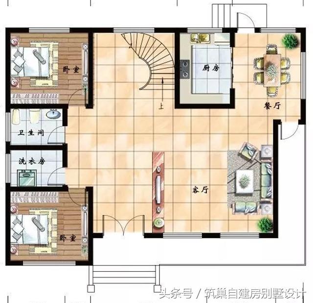 2款35萬左右二層農村自建房設計圖，第二款帶完工圖