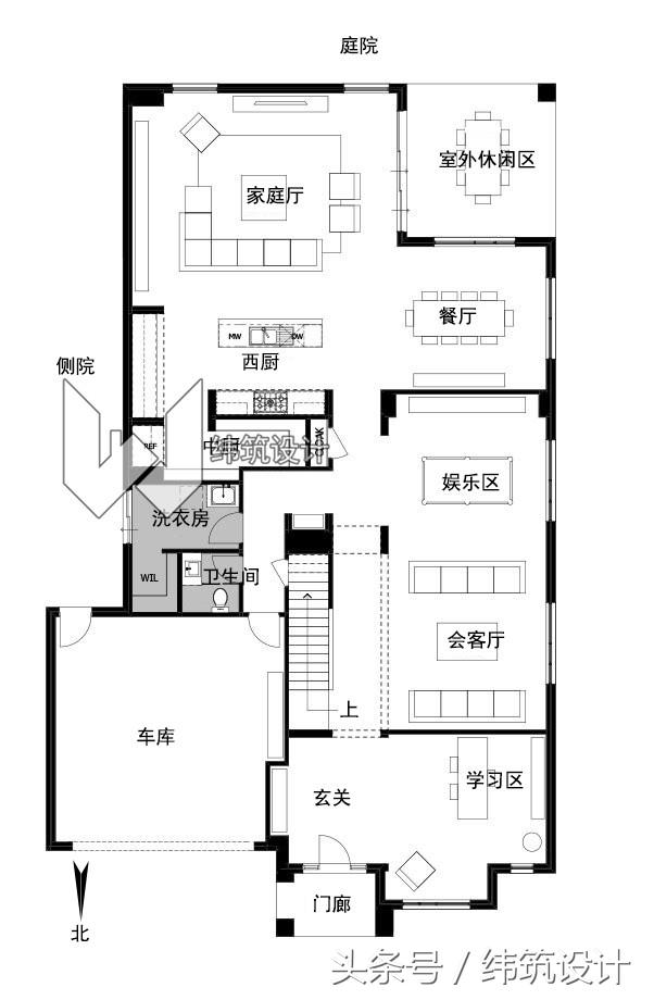 現代風格兩層自建房設計圖，坡頂、平頂兩種戶型選擇