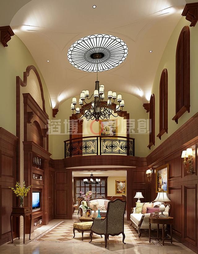 昆明公園1903美式280㎡別墅裝修設(shè)計(jì)案例！