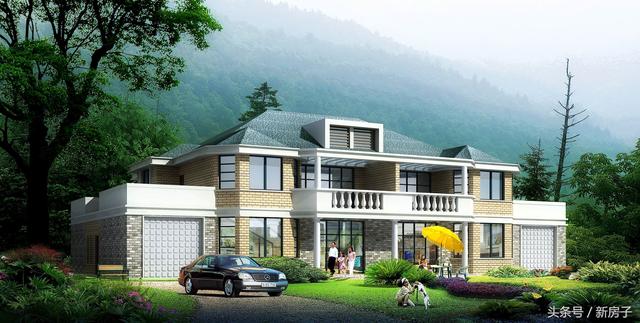 新農村兩戶雙拼小別墅，各有亮點！