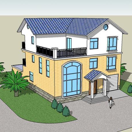 三層帶院子鄉村別墅，建房不能錯過的經典戶型！