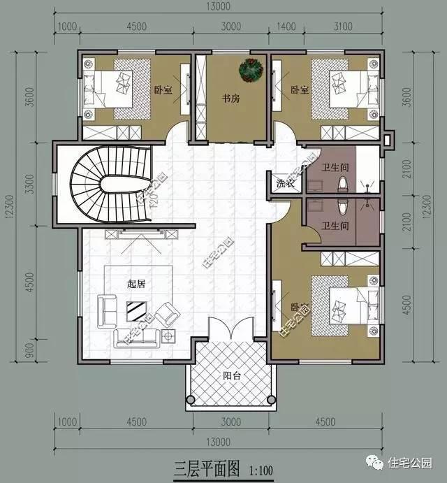 8套農村3層實用別墅，占地不大剛好100平，哪套適合你？