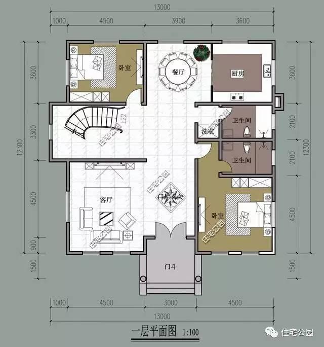 8套農村3層實用別墅，占地不大剛好100平，哪套適合你？
