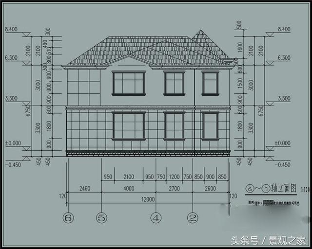 130平方歐式實用農村二層別墅設計圖+外觀圖！