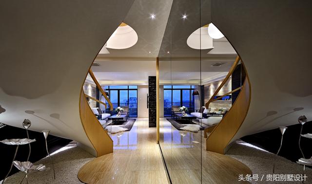 這樣的別墅裝修設計，既是對別墅的尊重又是建筑形態的精確洞察！