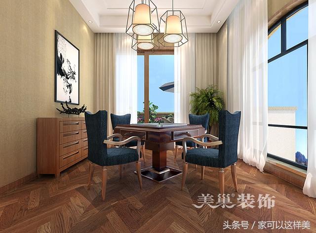 鄭州新中式風格，300平別墅還是中國風看起來更大氣美觀！