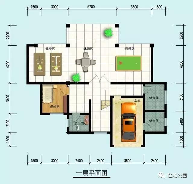 農(nóng)村自建別墅15X13米，靚麗外觀、半地下室設(shè)計！