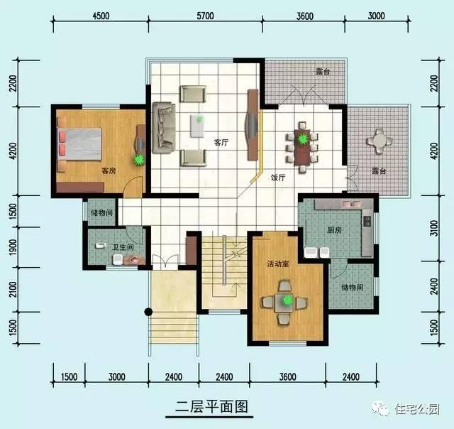 農(nóng)村自建別墅15X13米，靚麗外觀、半地下室設(shè)計！