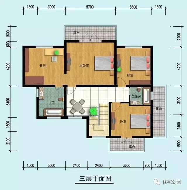 農(nóng)村自建別墅15X13米，靚麗外觀、半地下室設(shè)計！