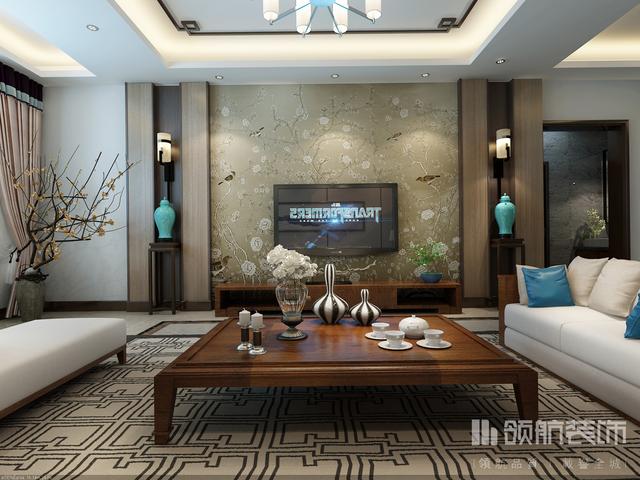 新中式裝修風格的別墅，豪華不張揚低調有內涵，把爸媽接來一起住！