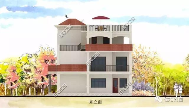 12X13米農村別墅設計，造價25萬，實用！