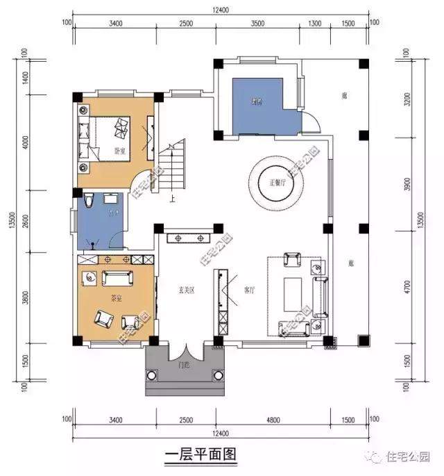 12X13米農村別墅設計，造價25萬，實用！