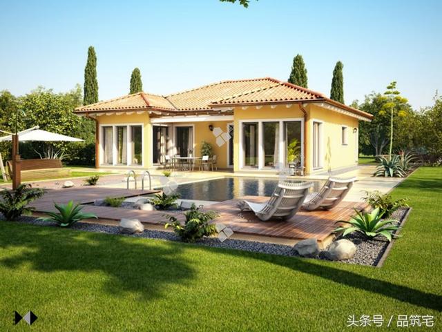 5套一層自建平房戶型圖，有20萬就能隨便挑著建