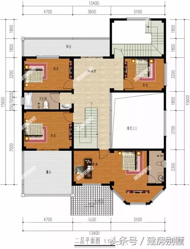3棟好評率高的二層自建房戶型圖，20萬左右可以建