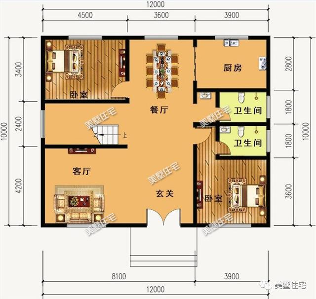 10款面寬12米的農(nóng)村別墅設(shè)計(jì)方案圖，看過(guò)的都狂點(diǎn)贊