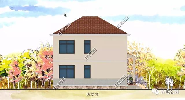 9X12米溫馨2層別墅設計方案圖，別看戶型小，照樣很大氣！