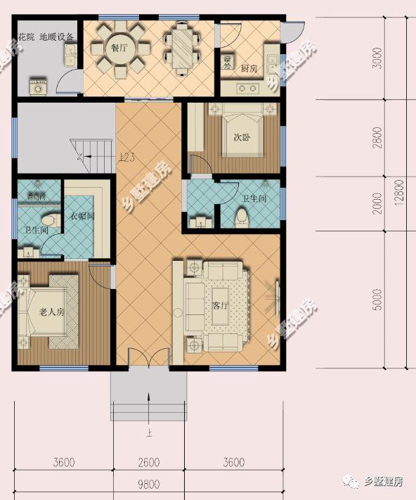 農村自建房不攀比，30萬就能建好主體的方案圖