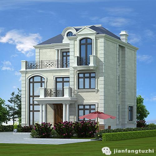 11×11米方正三層自建樓房設計圖，農村還是喜歡方方正正的