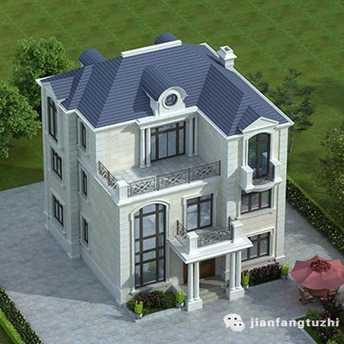 11×11米方正三層自建樓房設計圖，農村還是喜歡方方正正的