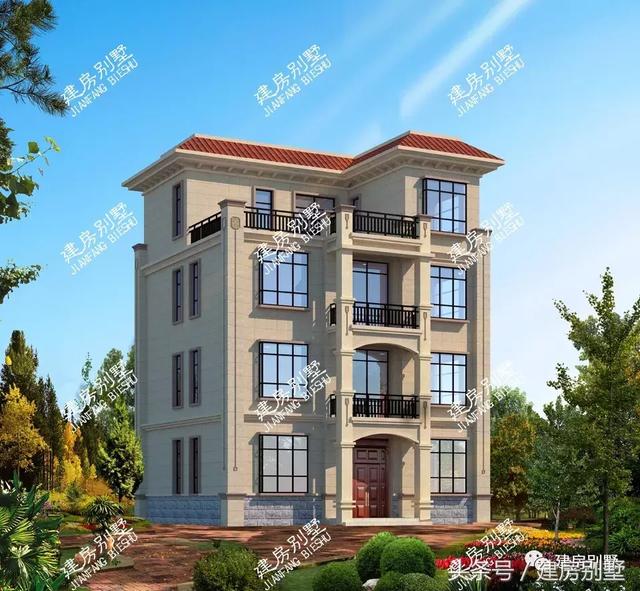 10款比較流行的農(nóng)村住宅效果圖，一二三層都有