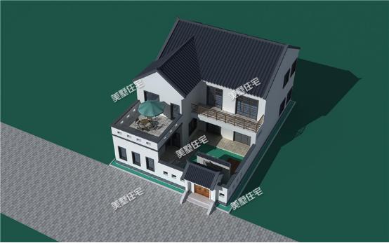 農村建別墅怎能沒小院？6款帶小院設計圖，種菜、養(yǎng)雞都可以