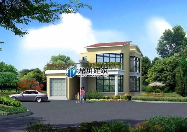 糾結平頂還是坡頂?這5棟平坡結合的別墅設計圖拿走