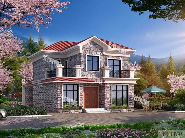 5套占地100平左右的別墅戶型圖，不攀比，夠住就好