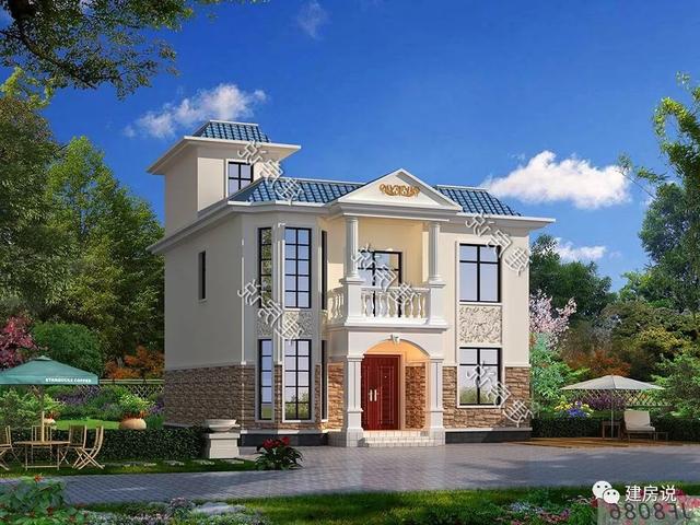 5套占地100平左右的別墅戶型圖，不攀比，夠住就好