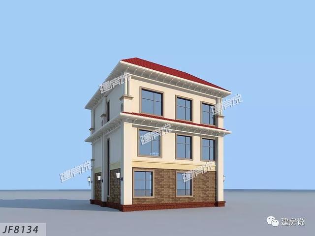 5套占地100平左右的別墅戶型圖，不攀比，夠住就好