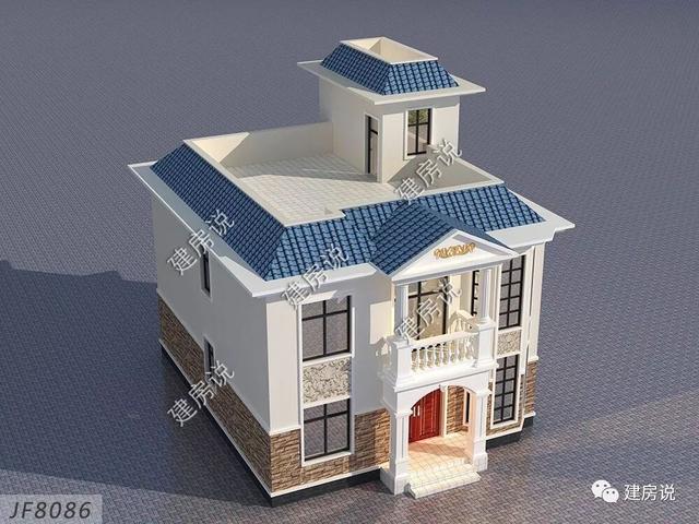 5套占地100平左右的別墅戶型圖，不攀比，夠住就好