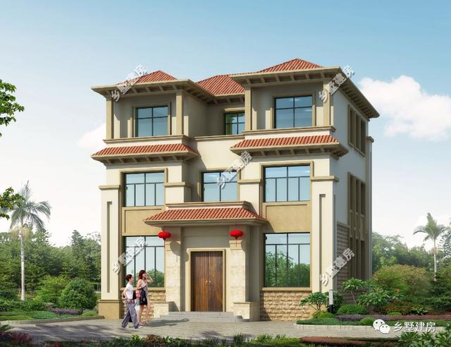 10套風(fēng)格迥異的農(nóng)村住宅效果圖，一二三層的都有哦