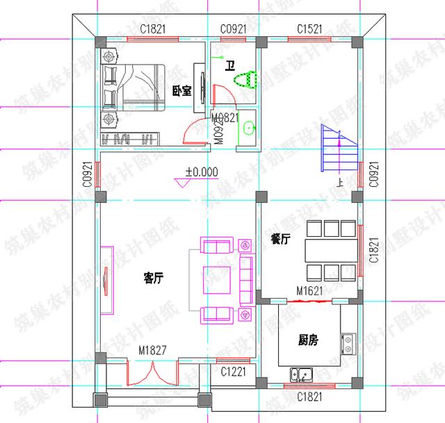 9×12米2廳6室三層簡約易施工農村自建房全套設計施工圖