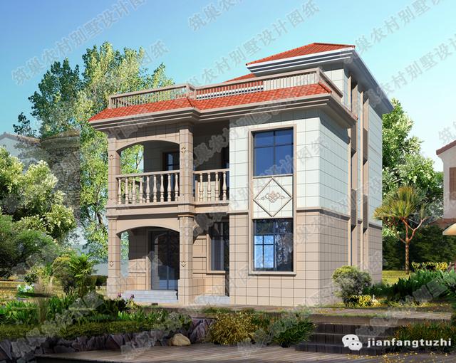 9×12米2廳6室三層簡約易施工農村自建房全套設計施工圖