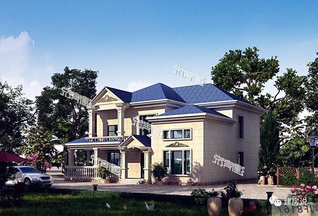 120平米的二層高端別墅設計，戶型經典、實用！