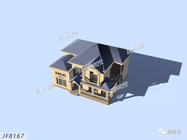 120平米的二層高端別墅設計，戶型經典、實用！