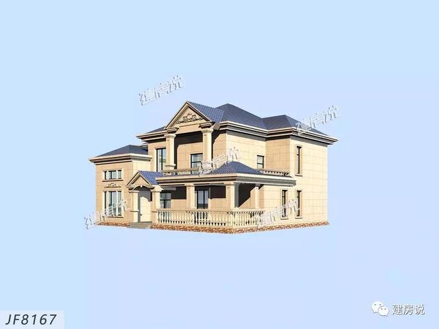 120平米的二層高端別墅設計，戶型經典、實用！