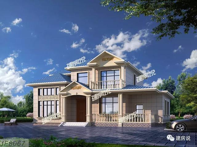 120平米的二層高端別墅設計，戶型經典、實用！