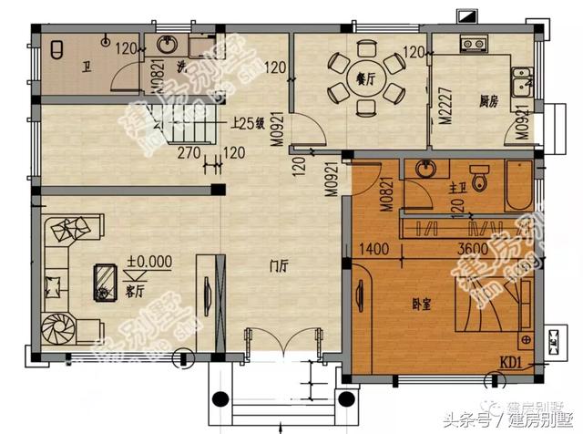 4棟面寬13米的三層樓房圖，隨便選一棟建都讓人羨慕