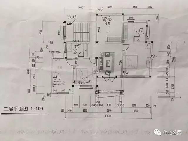 父子二人攜手設計圖紙，60萬建舒適別墅！
