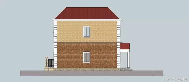 12米x10米帶車庫兩層小別墅，毛坯造價25萬能建！