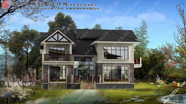 鄉村別墅效果圖大全！