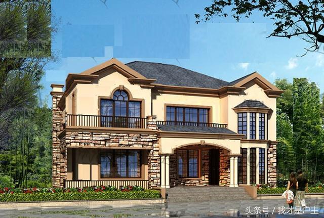 這套別墅的外觀一定搶眼！