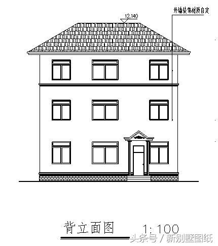 10x13最新農村三層小別墅，斜坡頂，客廳帶大陽臺！