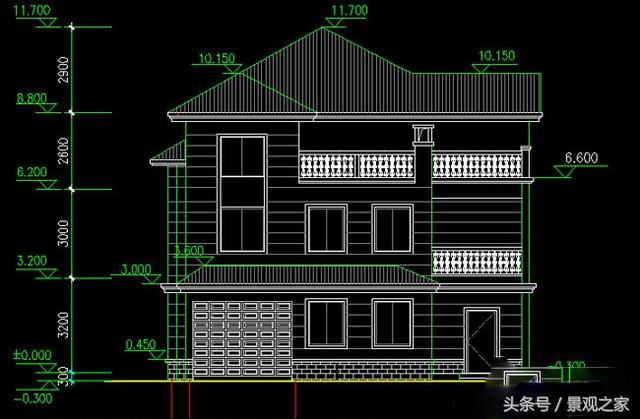 三層自建房設計圖紙含效果圖，新農(nóng)村別墅樣式！