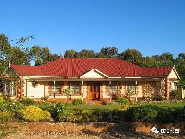 20套平層小別墅賞析，為啥澳洲氣候溫暖農村一樣建平房