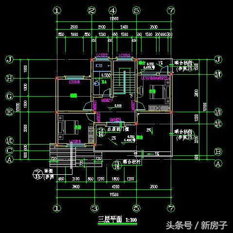 11.50×10.10米二層半小別墅