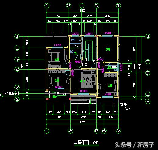 11.50×10.10米二層半小別墅